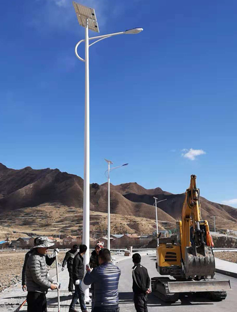 甘南碌曲10米临夏市太阳能路灯项目